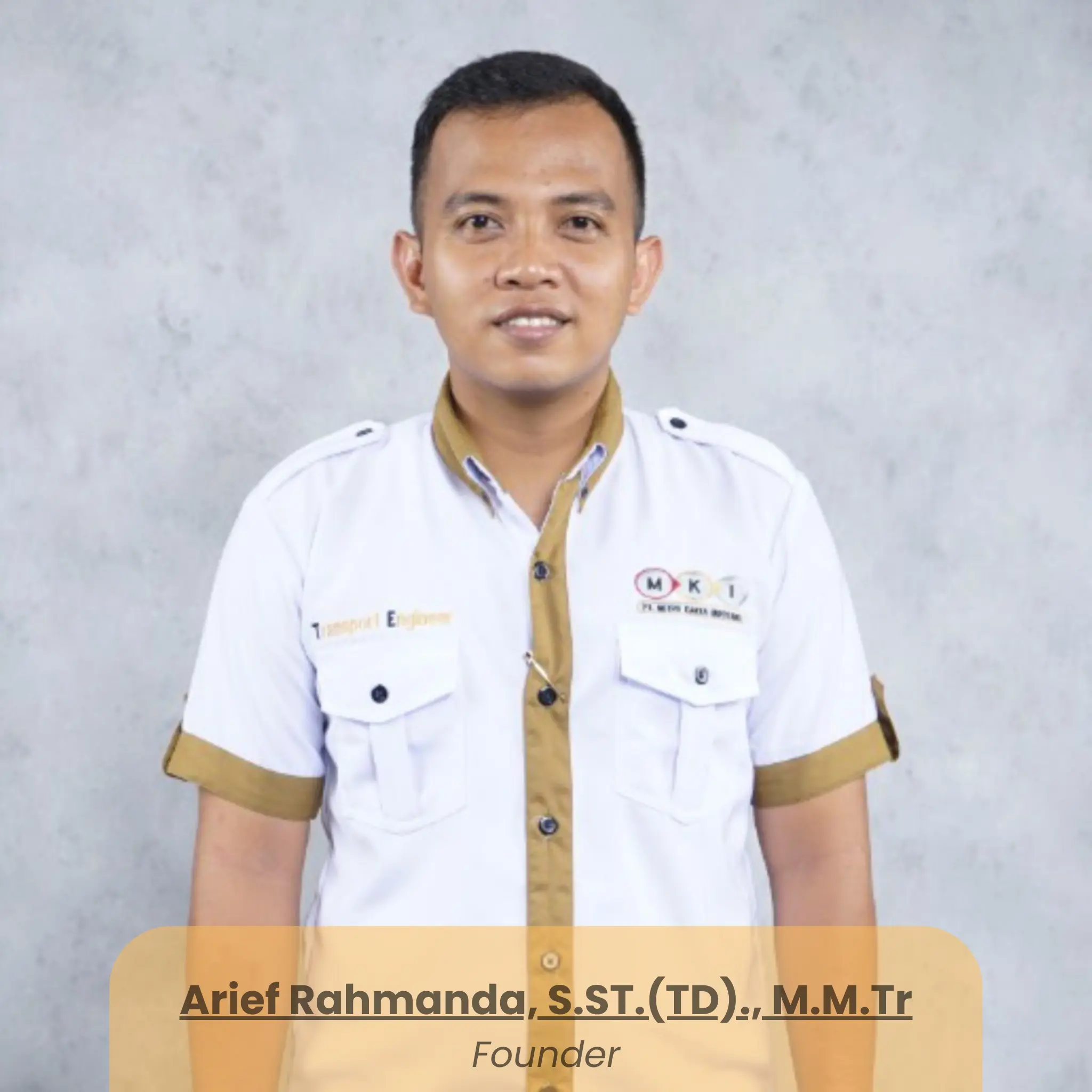Founder MKI - Arief Rahmanda
